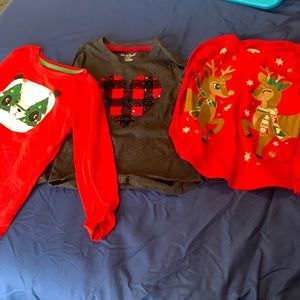 Lot of 3 Christmas shirts